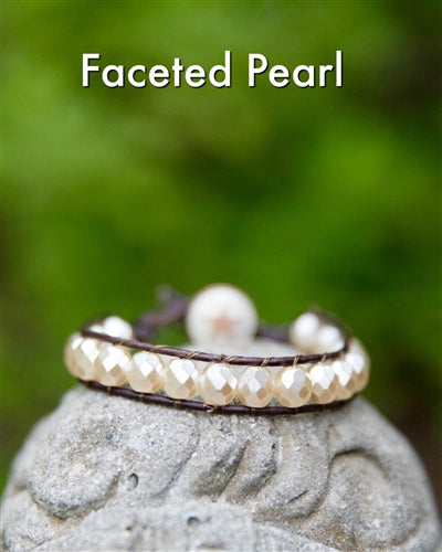 Czech Crystal Threaded Wrap